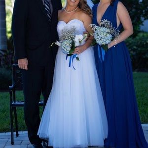 Royal blue LuLus dress